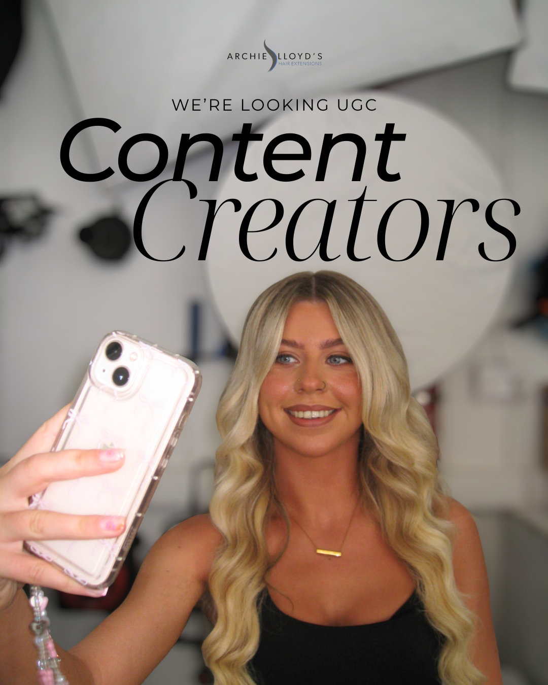 UGC content creator recruitment post